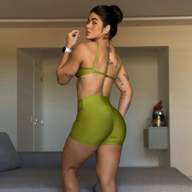 Atacado conjunto short fitness de academia zero tr