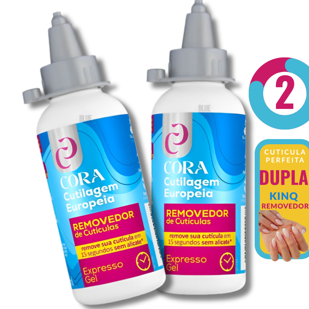 Kit 2 Kinq Gel para Remoção de Cutículas 100ml 