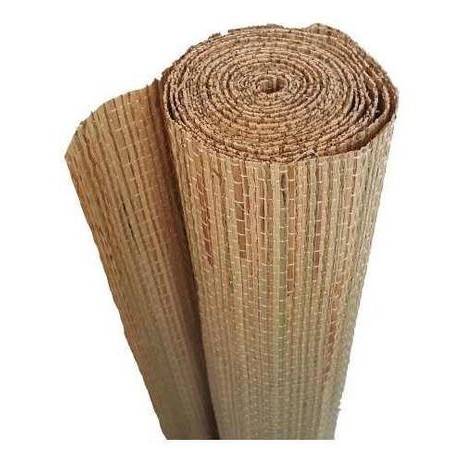 Rolo De Esteira De Palha Junco Decoração 1mt X 1