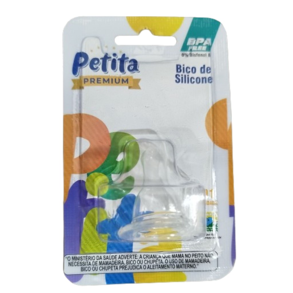 Bico De Mamadeira Silicone Redondo 3100 – Pe