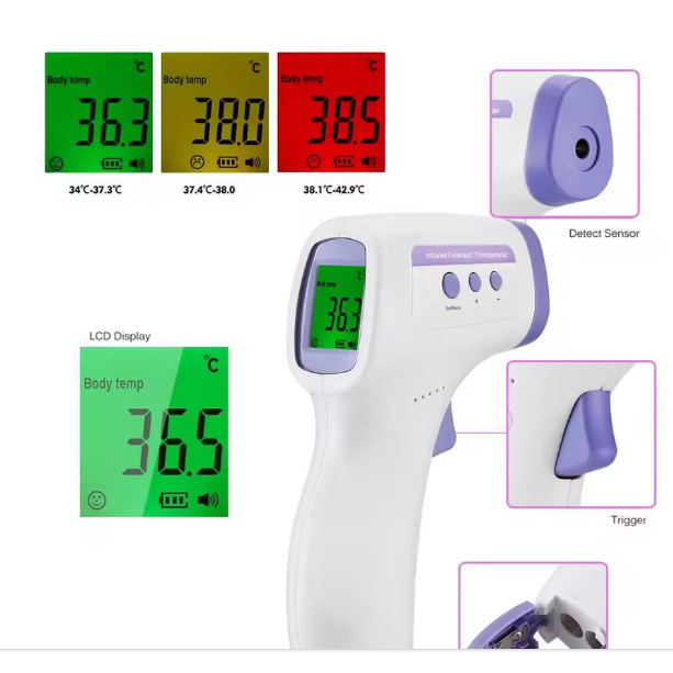 TERMOMETRO DIGITAL INFRAVERMELHO SEM CONTATO PARA 