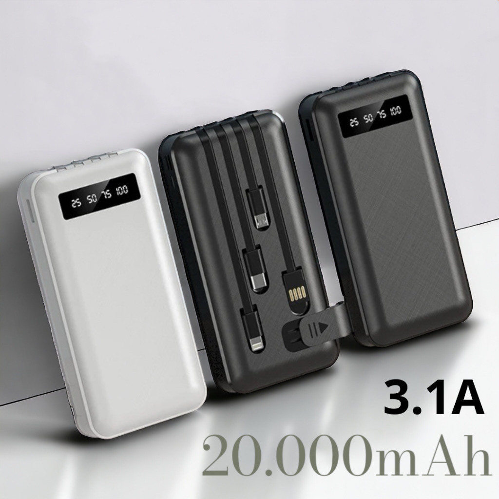 Carregador Power Bank Portátil 20000mah Universal