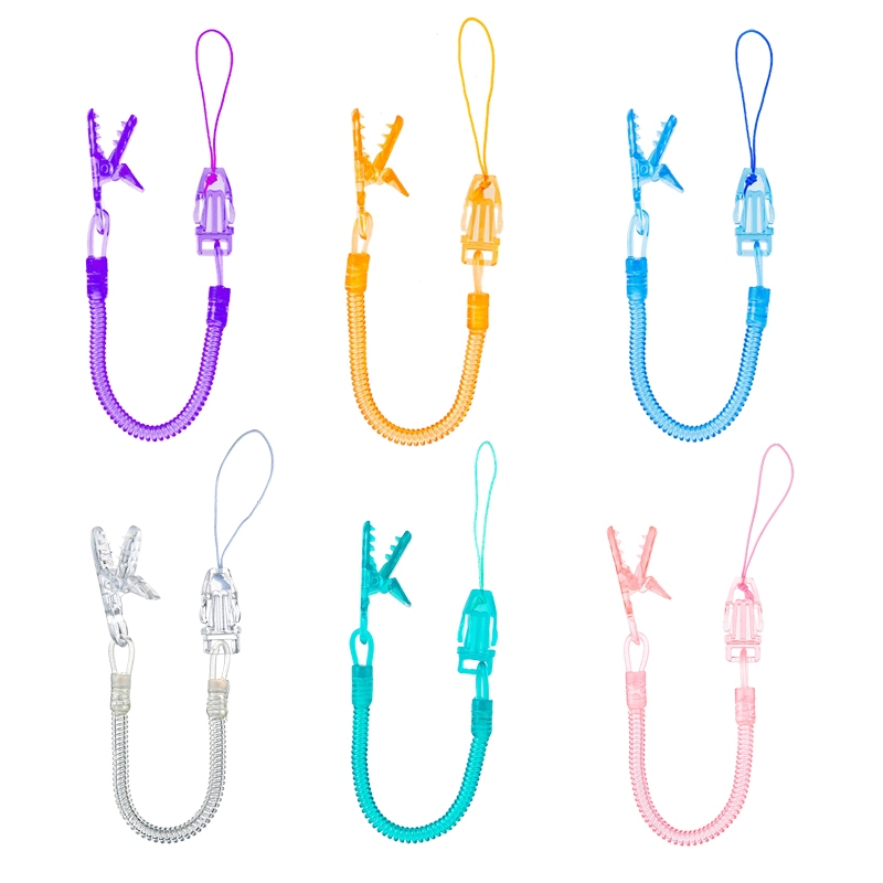 Kit com 3 Prendedor De Chupeta Modelo Mola Bebê M