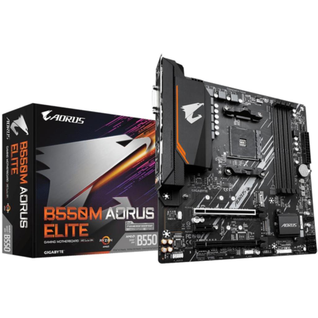 Placa Mãe Gigabyte B550M AORUS Elite, Chipset B55
