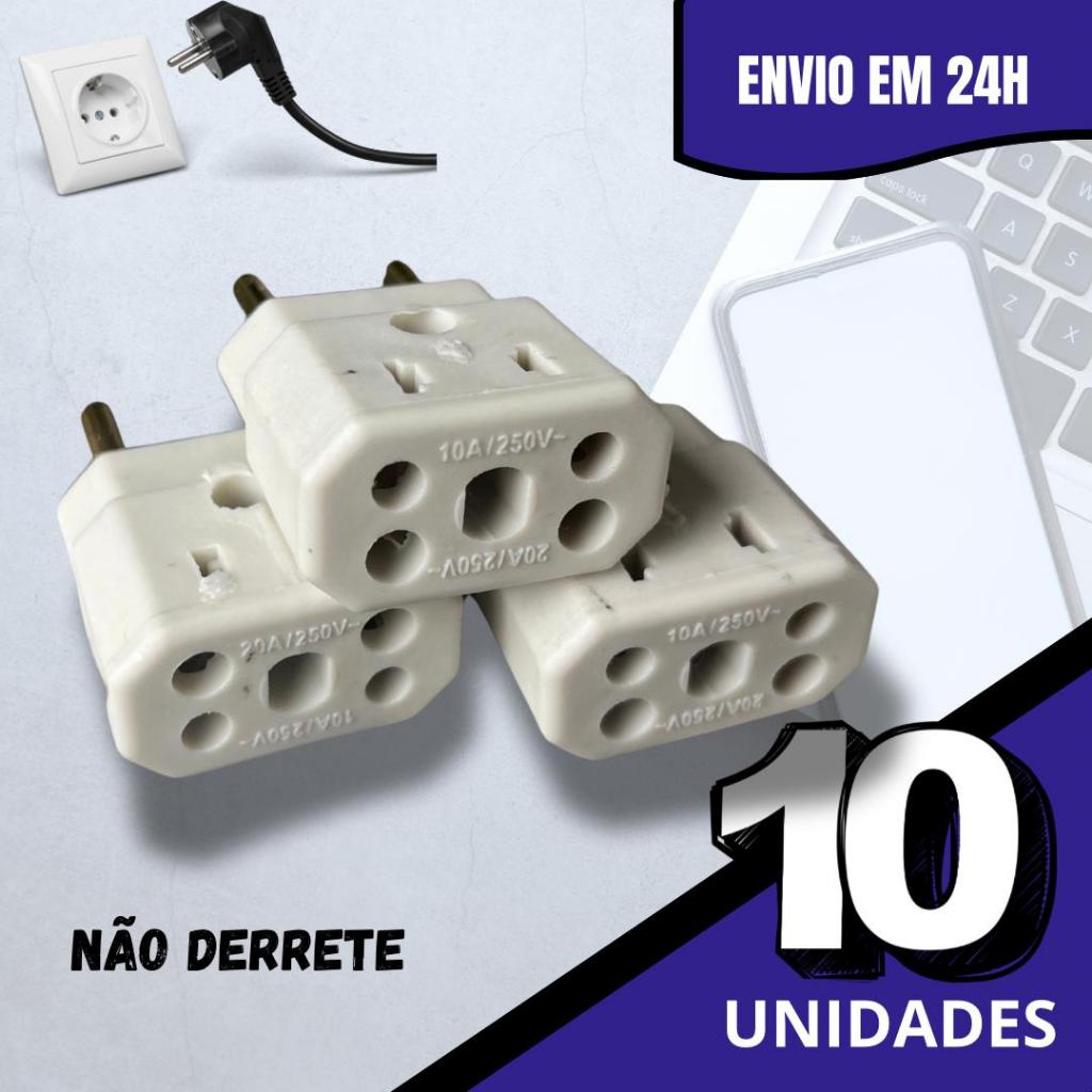 ADAPTADOR DE TOMADA BOB PORCELANA TIPO KIT/1, 2, 3