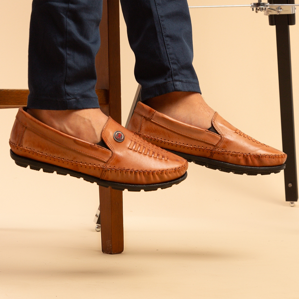 Mocassim Casual Masculino Sapatilha Casual em Cour