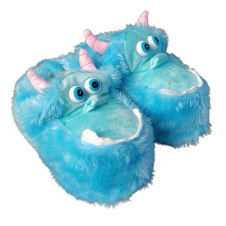 Pantufa Monstros Sulley Sullivan Azul Adulto Infan