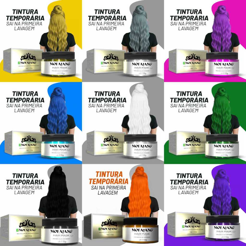 Mofajang Cera De Coloração Temporária – M