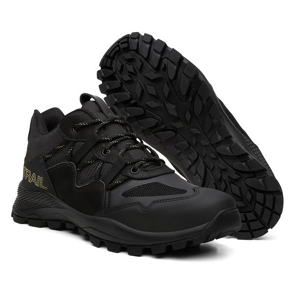 Coturno Masculino Resistente Casual Preto Venetto 