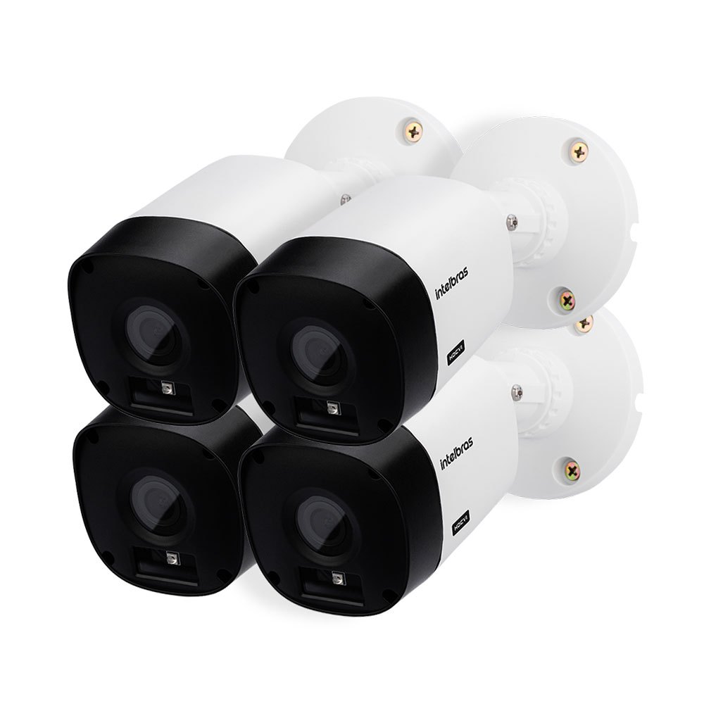 Combo 4 Câmeras de Segurança Intelbras VHL 1120 