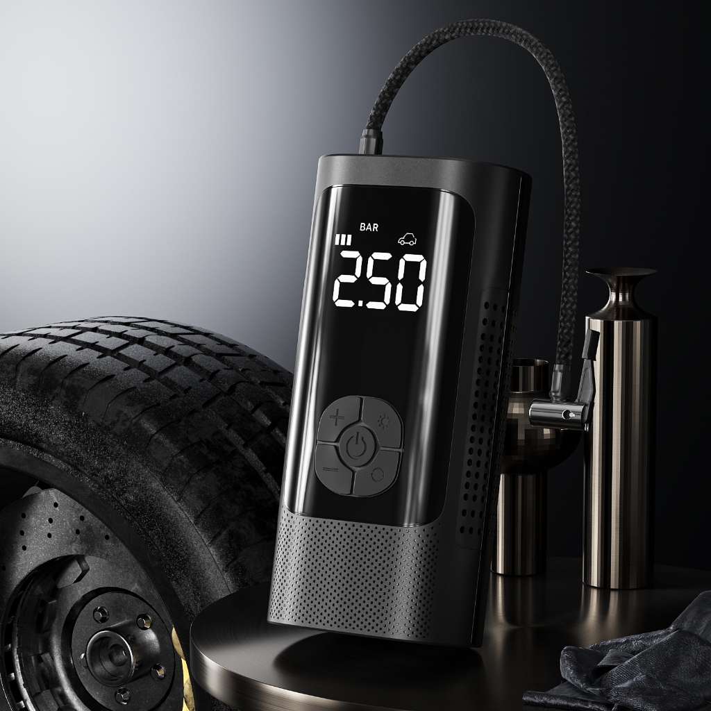 Carro Pneu Inflator Bomba De Ar Elétrica Mini Por