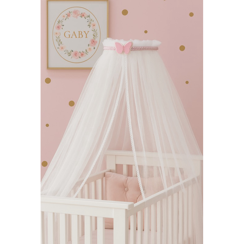 dorsel com mosquiteiro para berço americano dorce