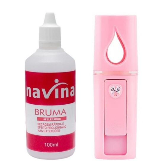 Kit Nano Vaporizador Mister + Bruma Navina Alongam