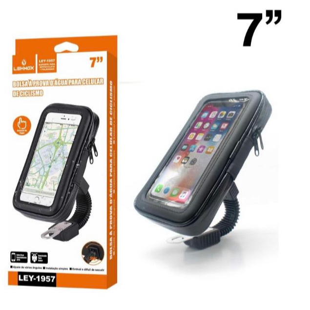 Suporte De Celular Guidão Articulado Para Moto Bi