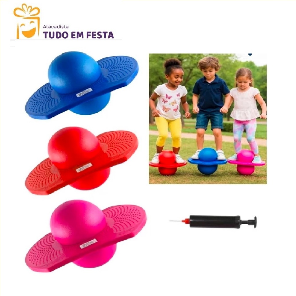 Bola De Equilíbrio Inflável Brinquedo Pula Pula 