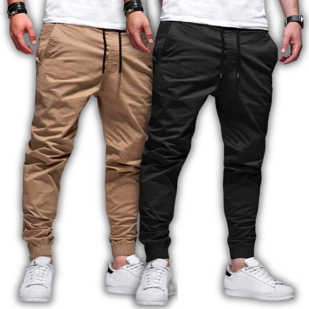 Calça Jogger Masculina Sarja ou jeans 4 Bolsos Co