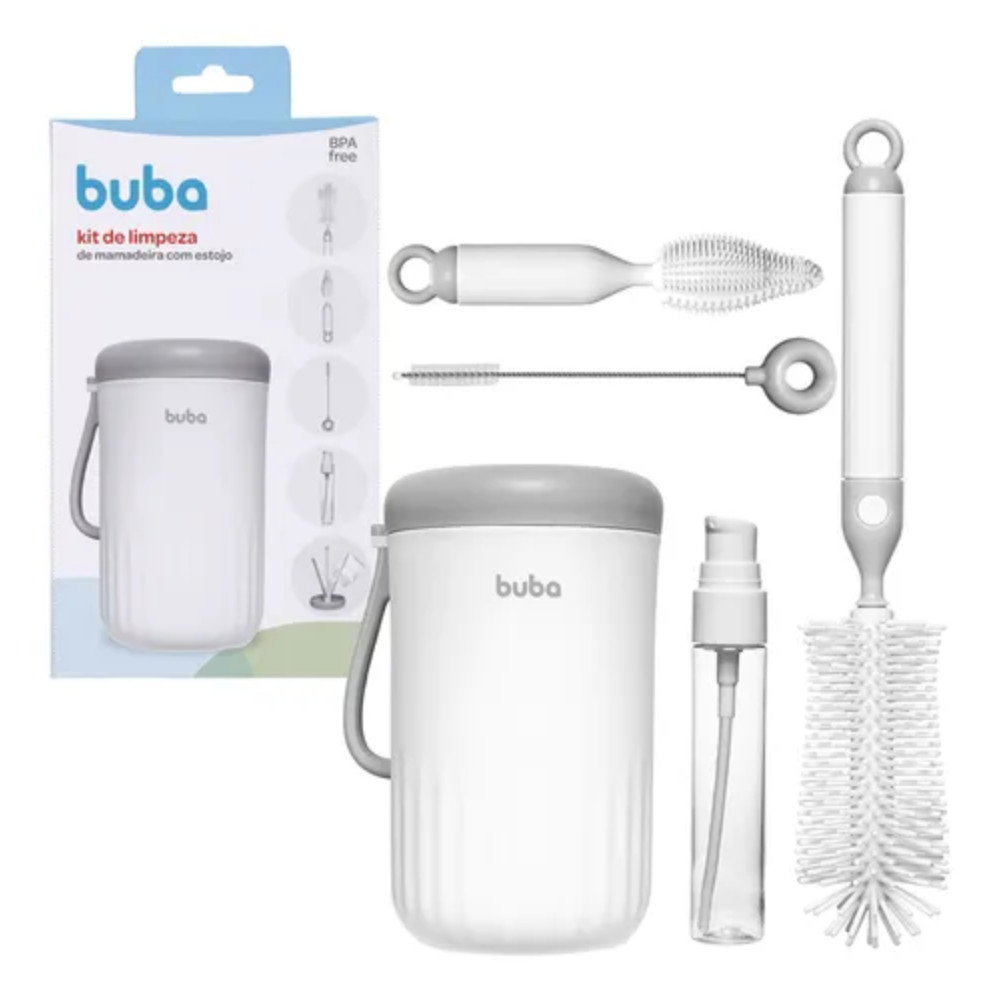 Kit Portátil Para Limpeza De Mamadeira 5 Em 1 Esc