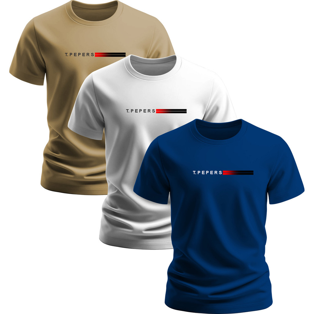 Kit 3 Camisetas Masculina Top Original