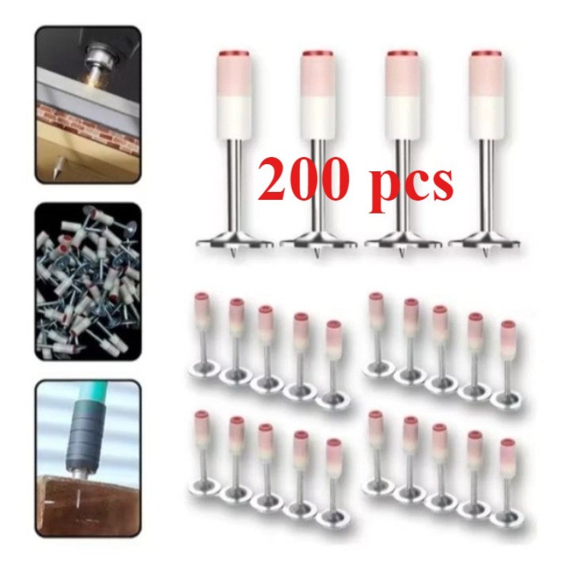 Kit 200 Pinos 27mm Peças Para Pistola Finca Pino 