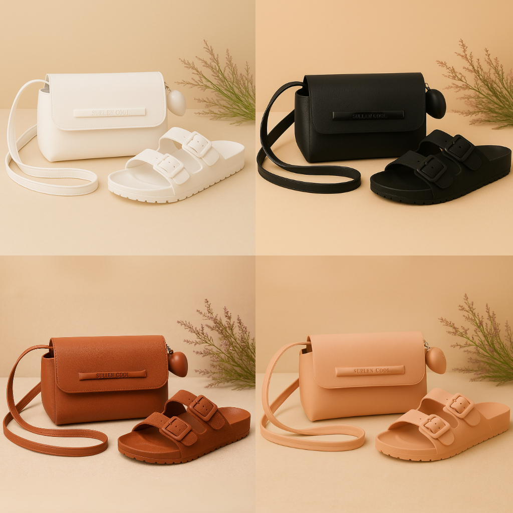 kit Bolsa Vivaz  + Sandália Lívia  Feminina Pequ