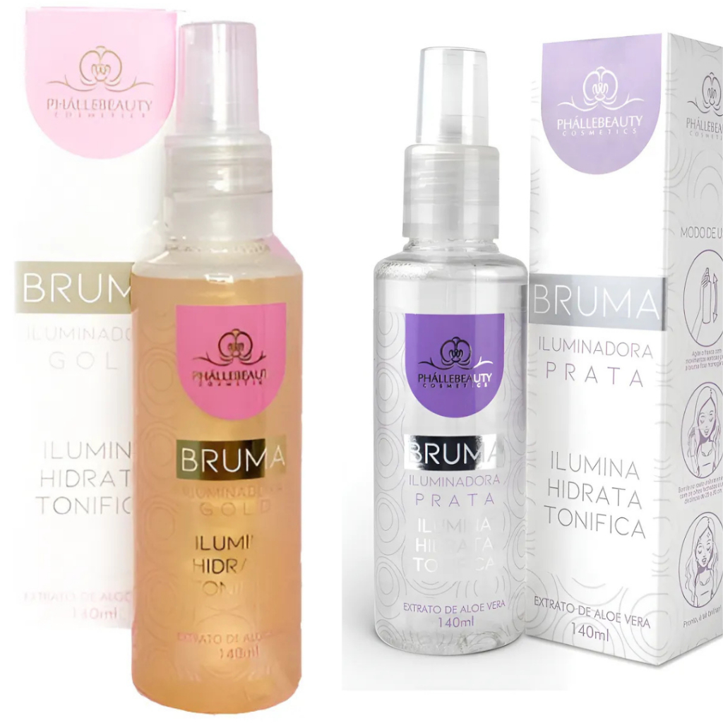 Bruma Iluminadora e Fixadora 140ml Phallebeauty  G