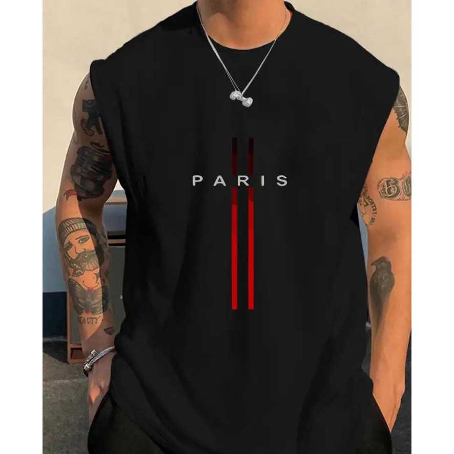 Regata Machão Paris Meio Camisa Cavada Algodão M