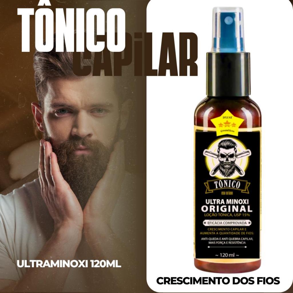 Tonico Ultra para Cabelo e Barba 120ml Spray Fáci