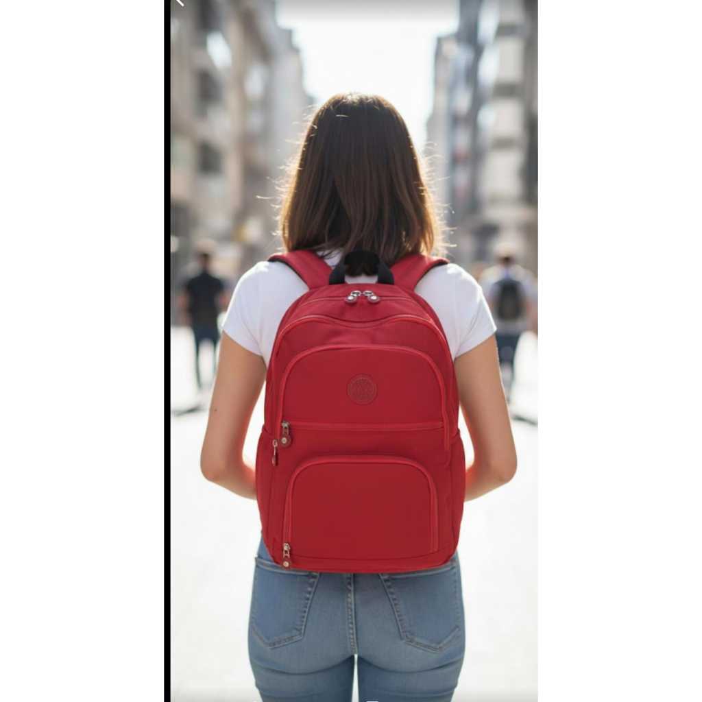 Mochila Grande Casual Escolar Feminina Masculina N