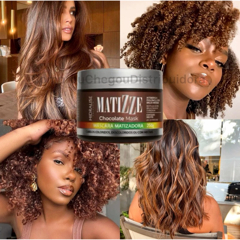 Máscara Tonalizante Avelã Chocolate Matizadora 1