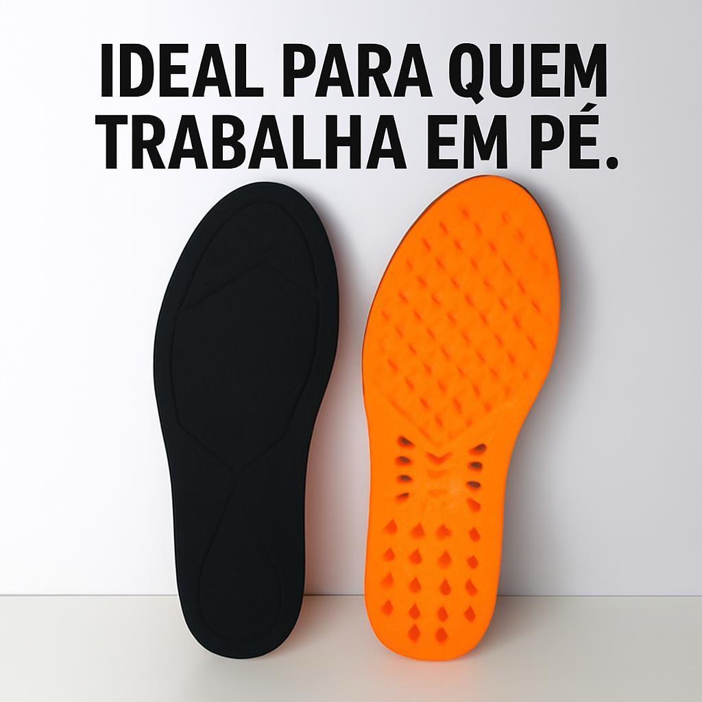 Palmilha Ortopédica Unissex em Gel P.U Anatômica