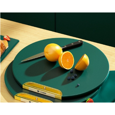 Tábua Prancheta Verde Redonda Anti-Derrapante , P