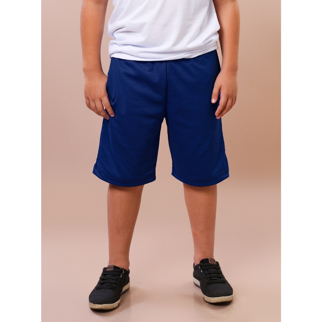 Bermuda escolar uniforme escolar infantil masculin