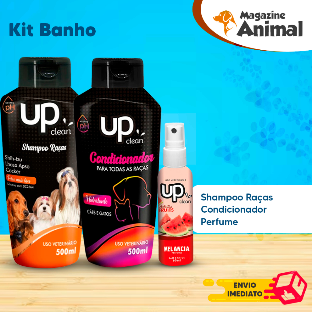 Kit banho Shampoo Para Cachorro pet Shampoo para c
