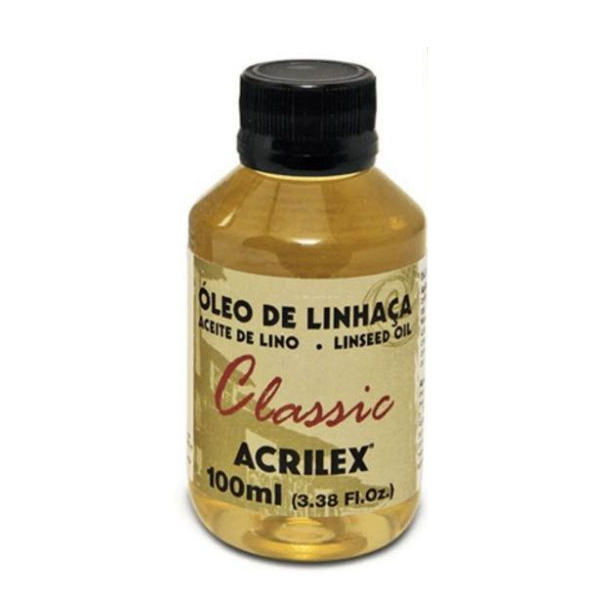 100ML Óleo De Linhaça Para Tinta A Óleo Acrilex