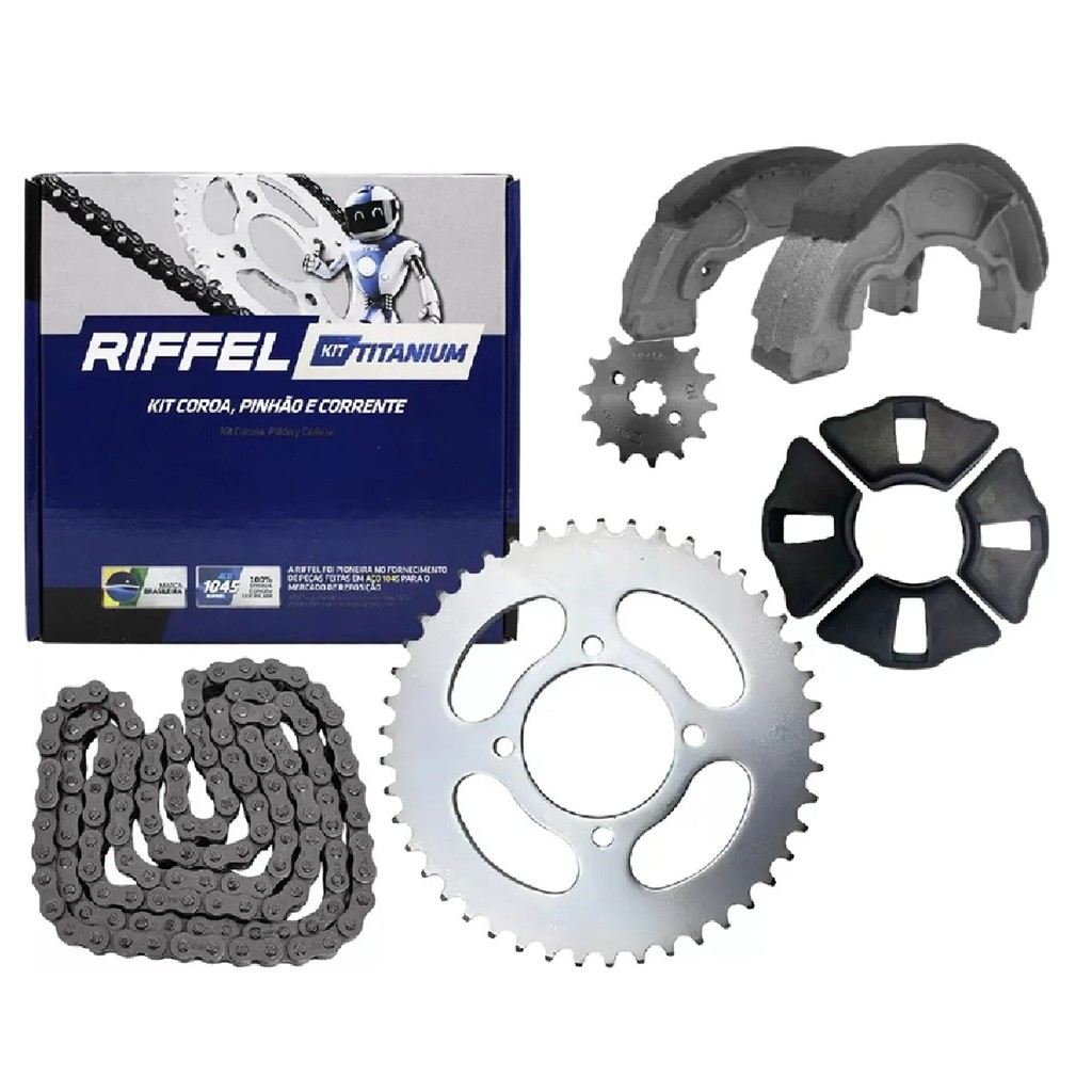 Kit Relação Ybr125 2006 2007 2008 Original Riffe