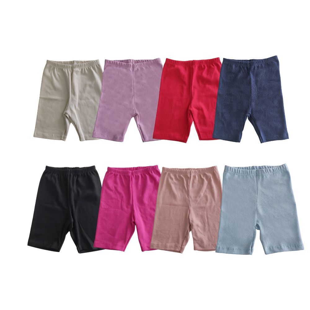 Kit 5 Bermuda Ciclista Verão Infantil Menina 1 ao