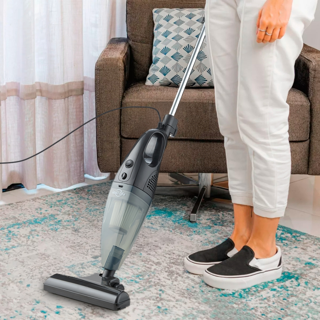 Aspirador de Pó Vertical Portátil Limpeza Manual