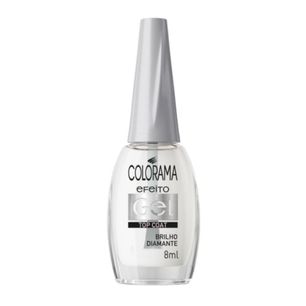 Esmalte Colorama Efeito Gel Top Coat Brilho Diaman