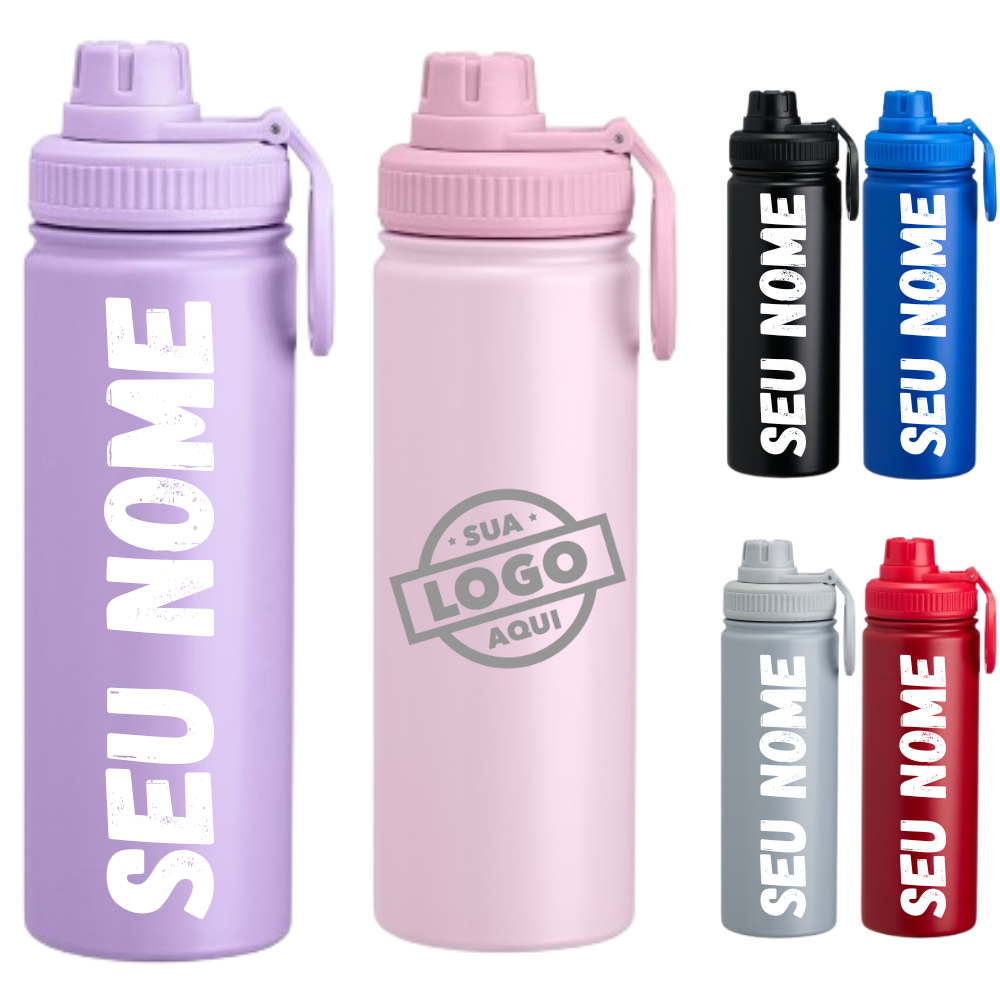 Garrafa Inox 750ml – Leve E Prática Persona