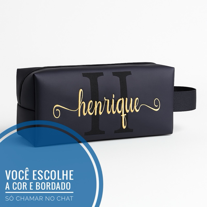 Necessaire Personalizada com nome Bordado | Estojo