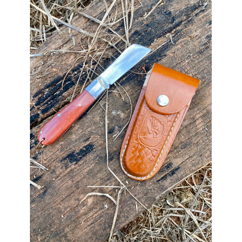 Canivete Artesanal Personalizado com Bainha de Cou