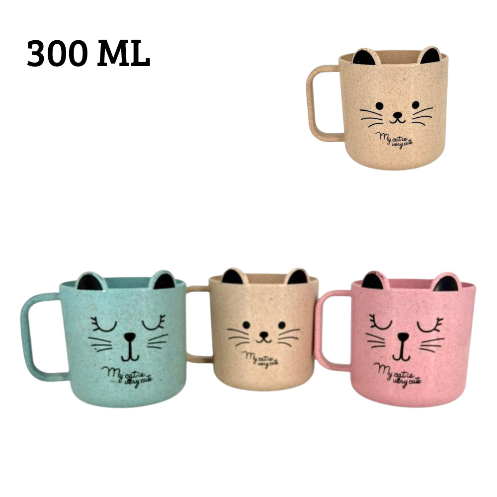 Caneca Copo de Plástico Infantil com Alça