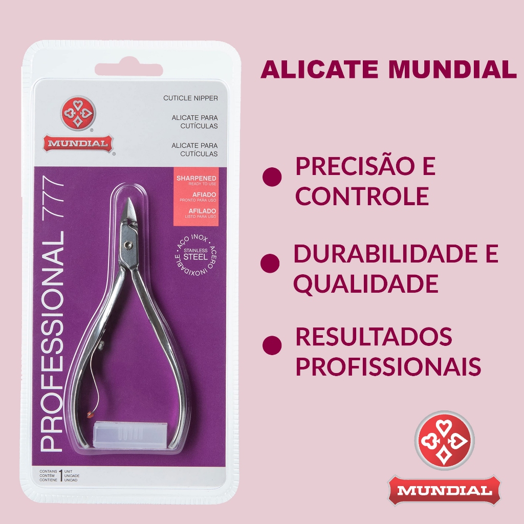 Alicate de Cuticula Profissional e Cortador De Unh