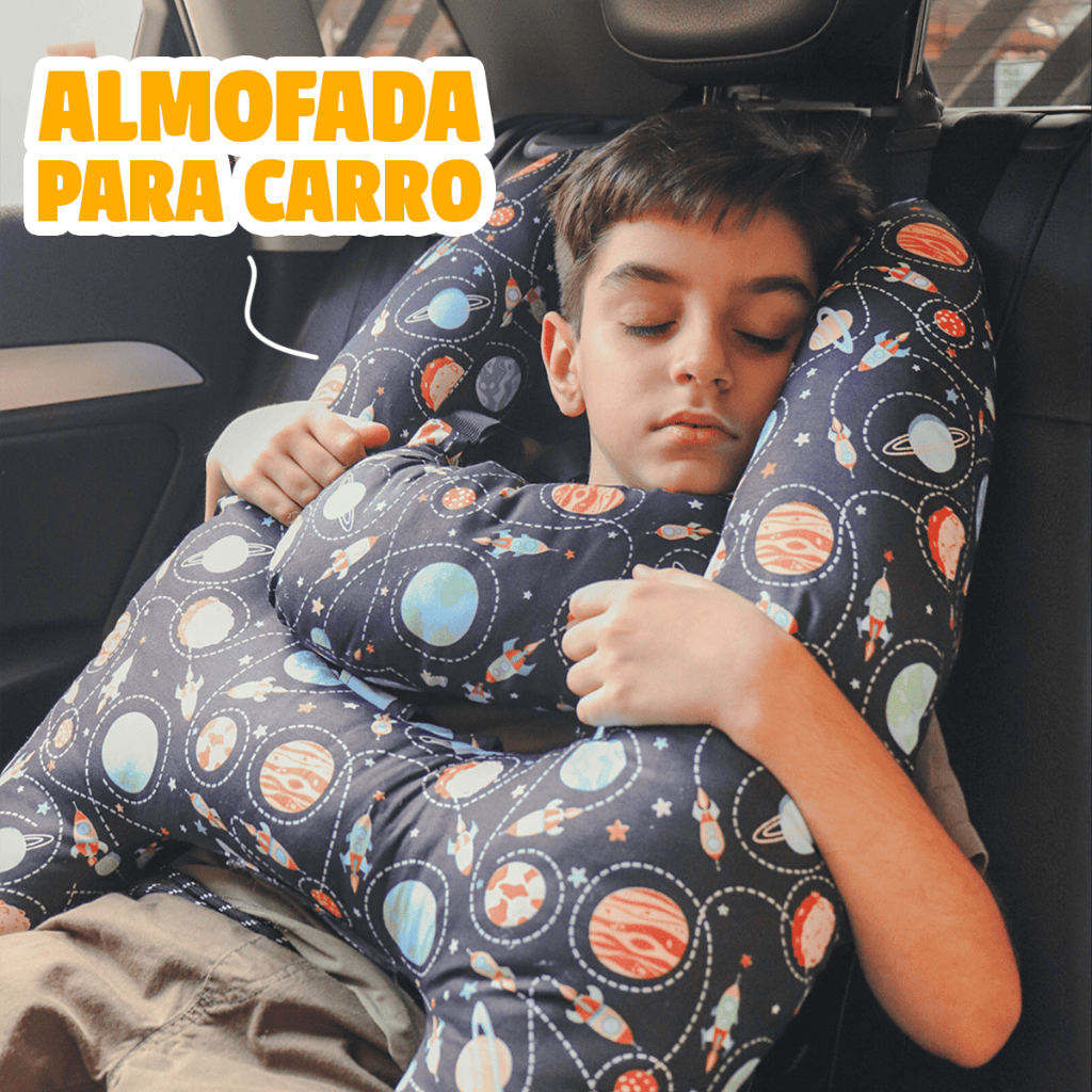 Almofada H Infantil para Viagens e Passeios Super 