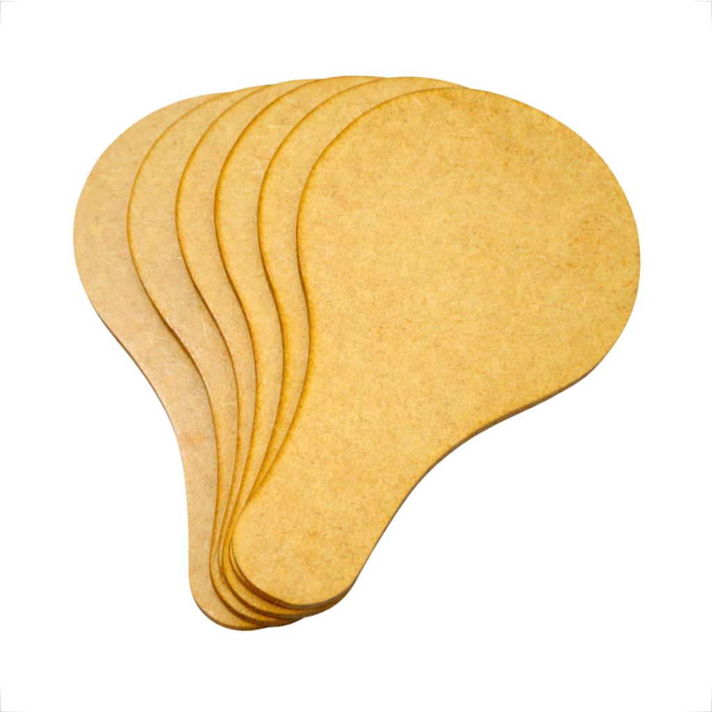 Kit 30 Raquetes MDF para Artesanato Brindes Lembra