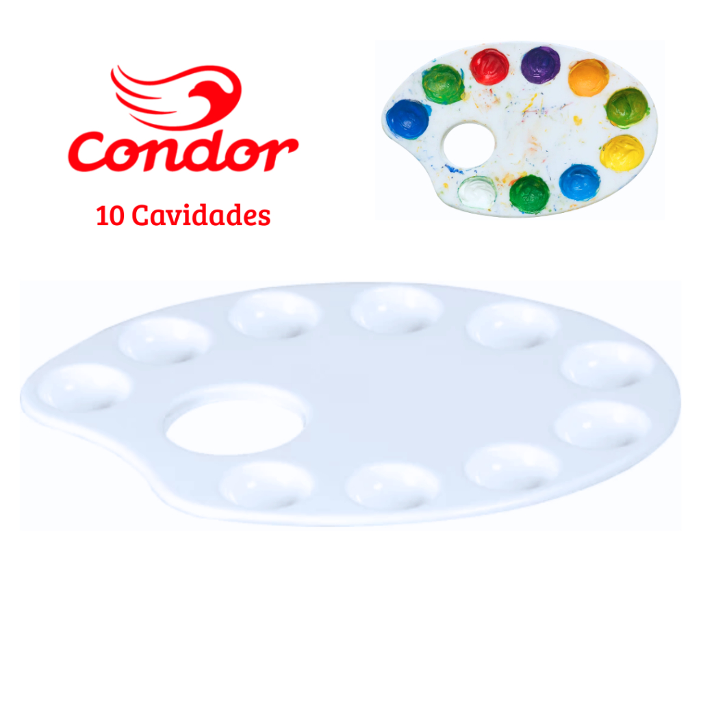 Bandeja Paleta Godê Para Pintura Em Tela 10 Cavid