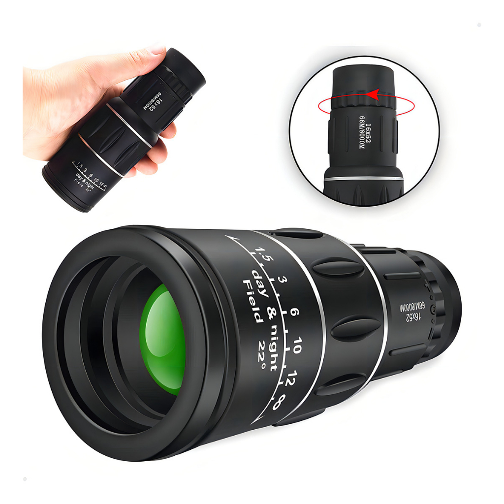 Monóculo Luneta 16×52 66/8000 Profissional T