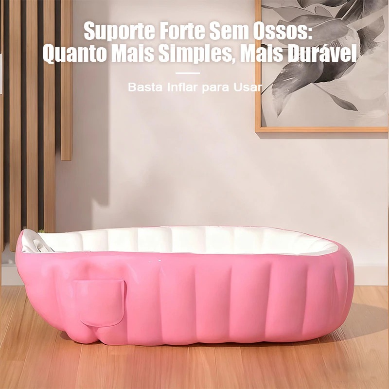 Cadeira de banho inflável 360° – ergonômi