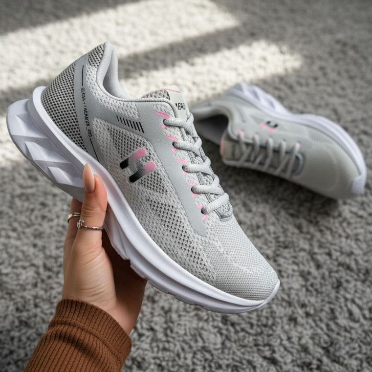 Tênis Esportivo Feminino Confortável Oferta Trei