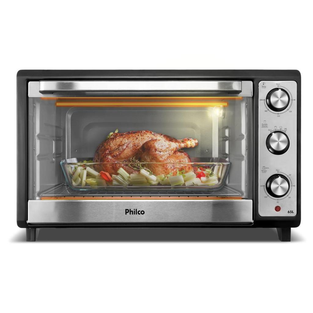 Forno Elétrico 65L Philco Dupla Resistência PFE6